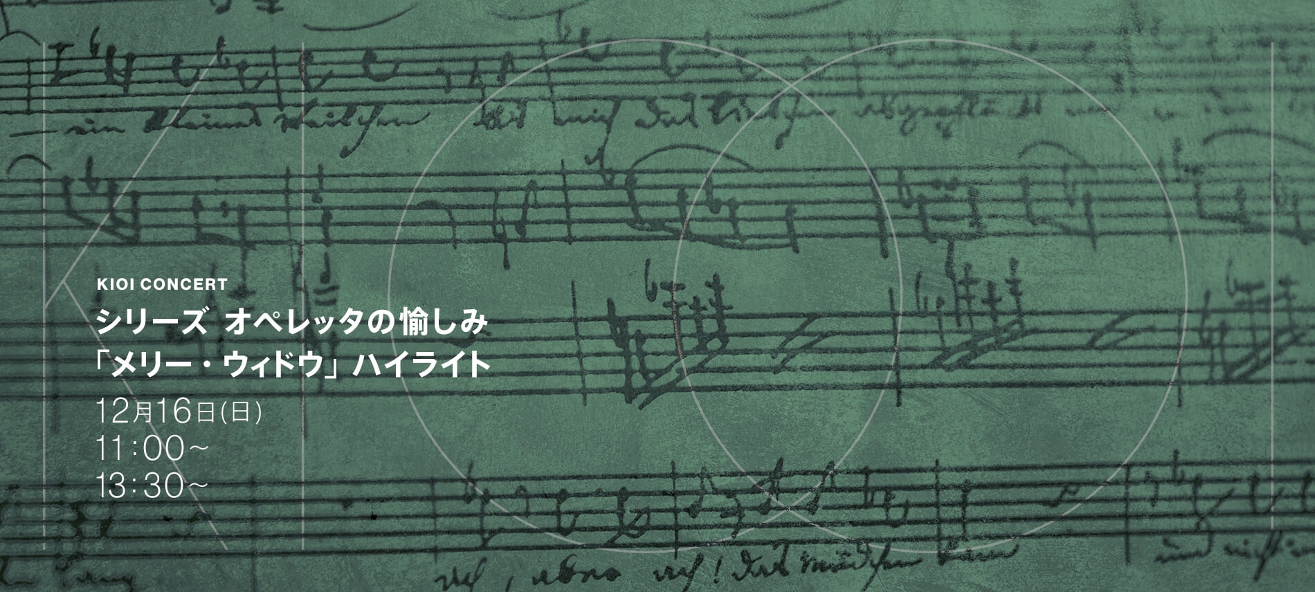 KIOI CONCERT 東京藝術大学卒業生によるコンサート シリーズ オペレッタの愉しみ(レハール)「メリー・ウィドウ」ハイライト