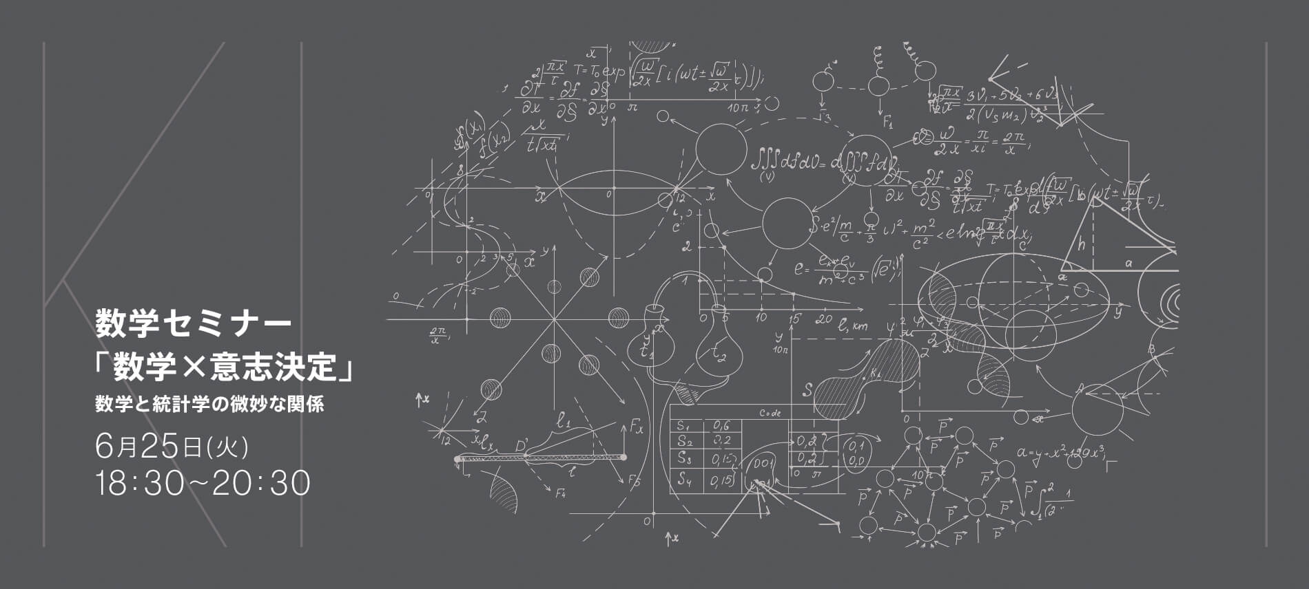 数学セミナー 数学×意志決定 ~数学と統計学の微妙な関係~