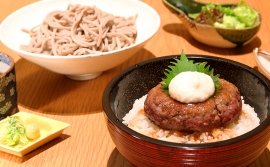 山形和牛丼と花笠そば御膳750