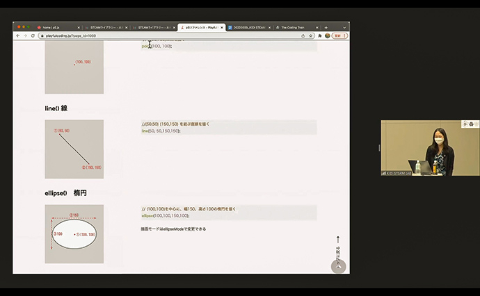 KIOI STEAM LAB 不思議なデジタルアート作り2~数学×アート×科学×プログラミング~