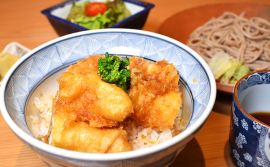 穴子天丼とざるそば御膳