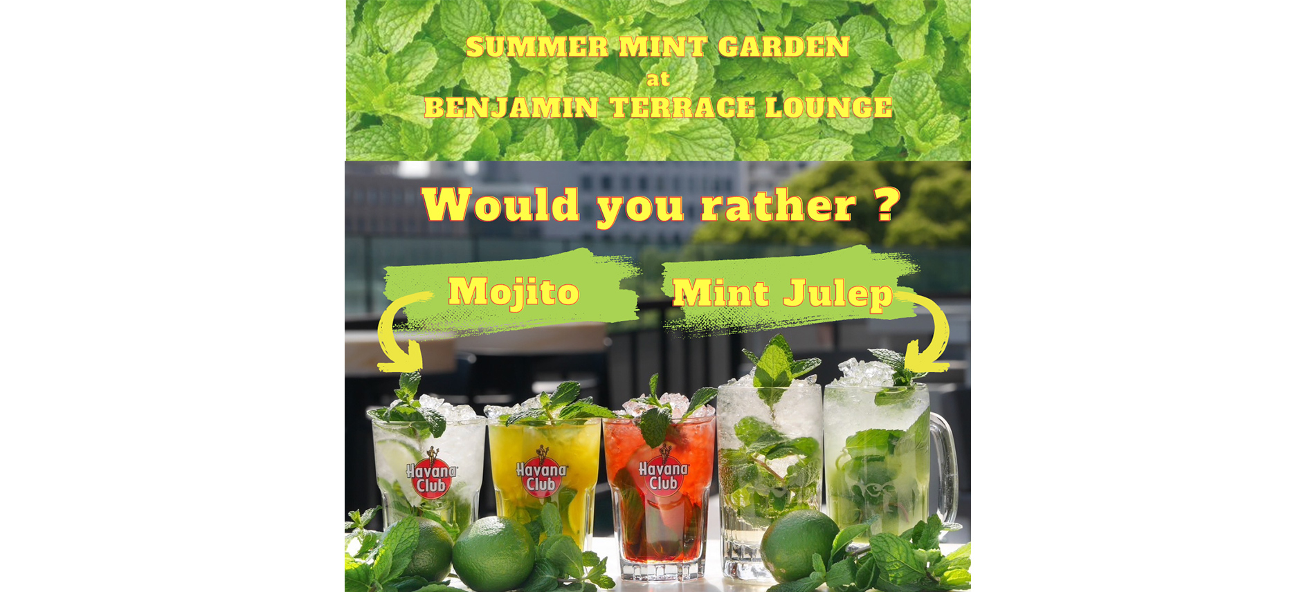 Summer Mint Garden at Benjamin Terrace Lounge(4F ベンジャミンステーキハウス)